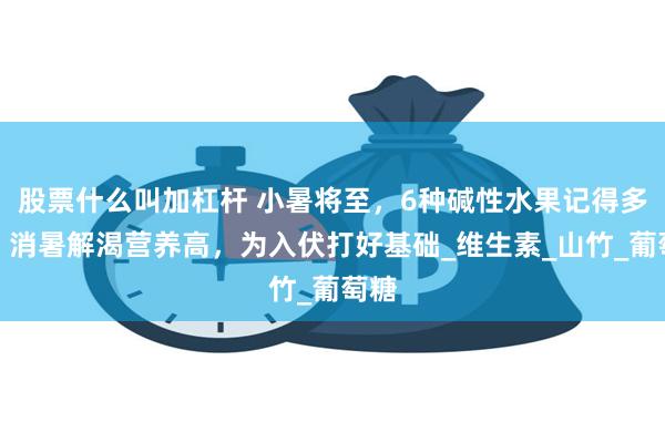 股票什么叫加杠杆 小暑将至，6种碱性水果记得多吃，消暑解渴营养高，为入伏打好基础_维生素_山竹_葡萄糖