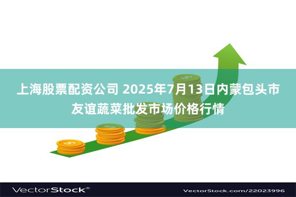 上海股票配资公司 2025年7月13日内蒙包头市友谊蔬菜批发市场价格行情