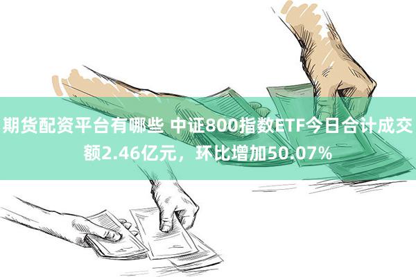 期货配资平台有哪些 中证800指数ETF今日合计成交额2.46亿元，环比增加50.07%