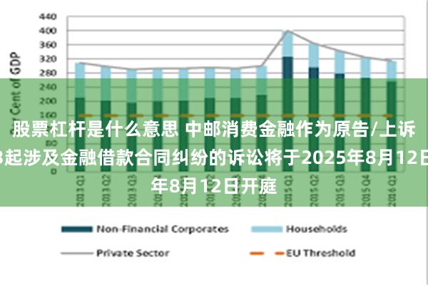 股票杠杆是什么意思 中邮消费金融作为原告/上诉人的3起涉及金融借款合同纠纷的诉讼将于2025年8月12日开庭